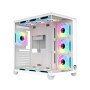 PC POWER ICEBERG V3 GAMING CASE  WITH 10 ARGB (WHITE)