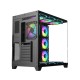 PC POWER ICEBERG V3 GAMING CASE  WITH 650W PSU & 10 ARGB (BLACK)