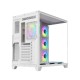 PC POWER ICEBERG V3 GAMING CASE  WITH 650W PSU & 7 ARGB (WHITE)