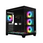 PC POWER ICEBERG V3 GAMING CASE  WITH 7 INFINITY ARGB FAN  (BLACK)