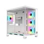 PC POWER ICEBERG V3 GAMING CASE  WITH 7 ARGB (WHITE)