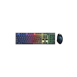 Pc Power PGC801TA01 RGB Wired Black Gaming Keyboard & Mouse Combo with Bangla