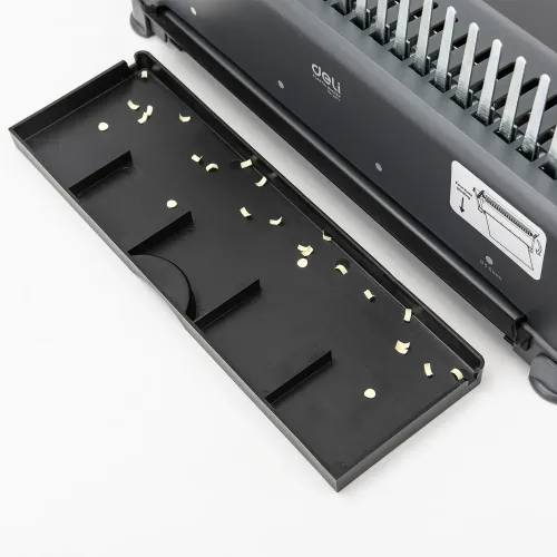 Deli E3871 350 Sheets Comb Spiral Binding Machine
