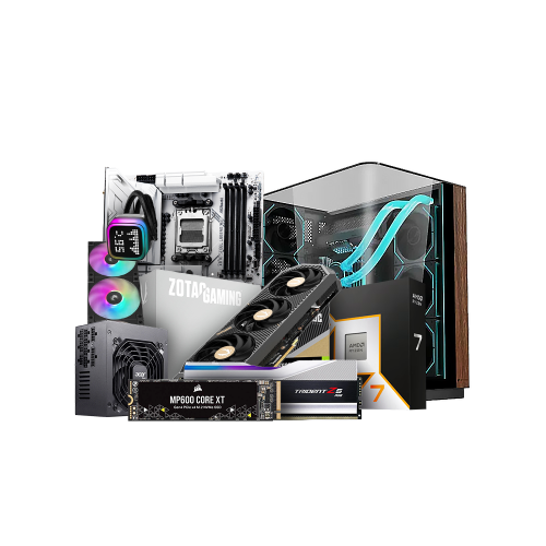 Budget PC with AMD Ryzen 7 9800X3D AM5 Processor