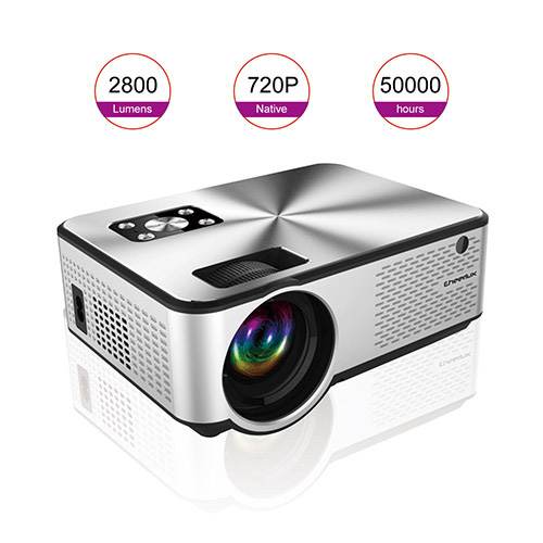 Cheerlux C9 2800 Lumens Projector with Built-in TV Card