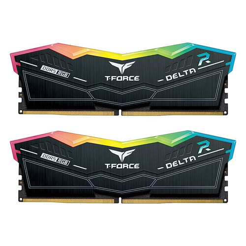 TEAM T-FORCE DELTA RGB 32GB (2 x 16GB) 6000MHz DDR5 Gaming RAM for AMD EXPO