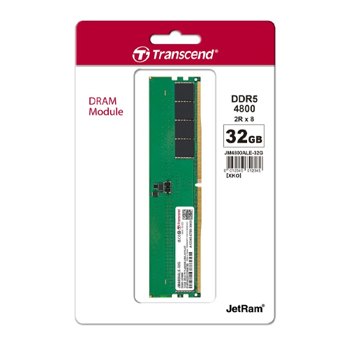 Transcend 32GB JM DDR5 4800 U-DIMM Desktop RAM