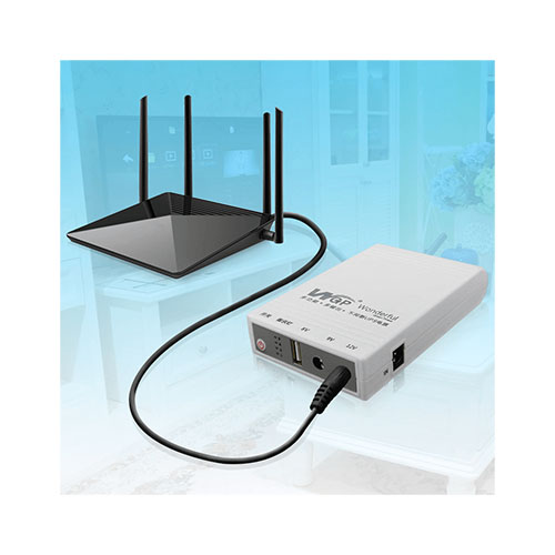 WGP Mini UPS- Router + ONU Backup Up To 8 Hours (5V, 9V, 12V Output)