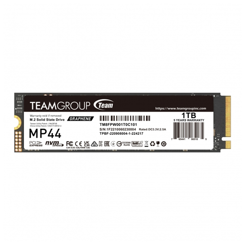 Team MP44 1TB M.2 PCIe Gen4 NVMe SSD